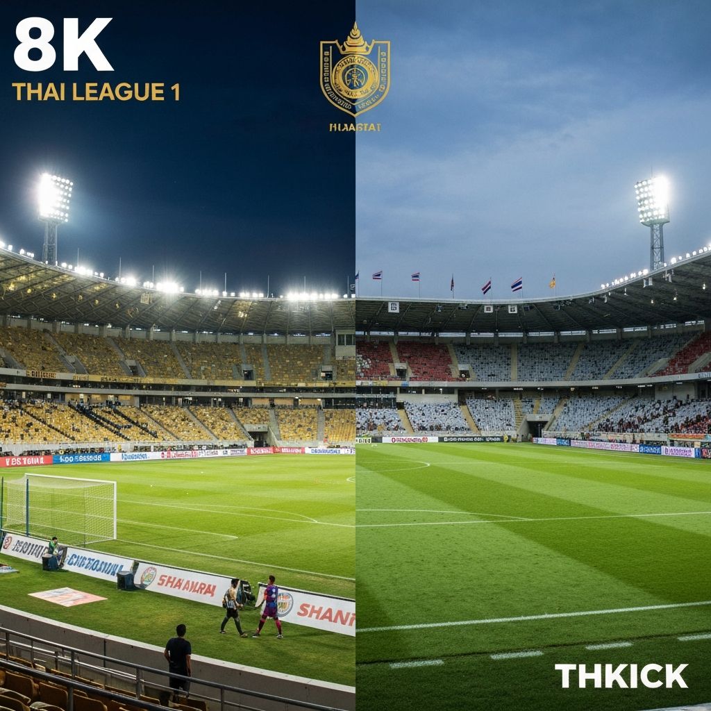 เปรียบเทียบไทยลีก 1 และไทยลีก 2 ระบบลีกฟุตบอลอาชีพของประเทศไทย